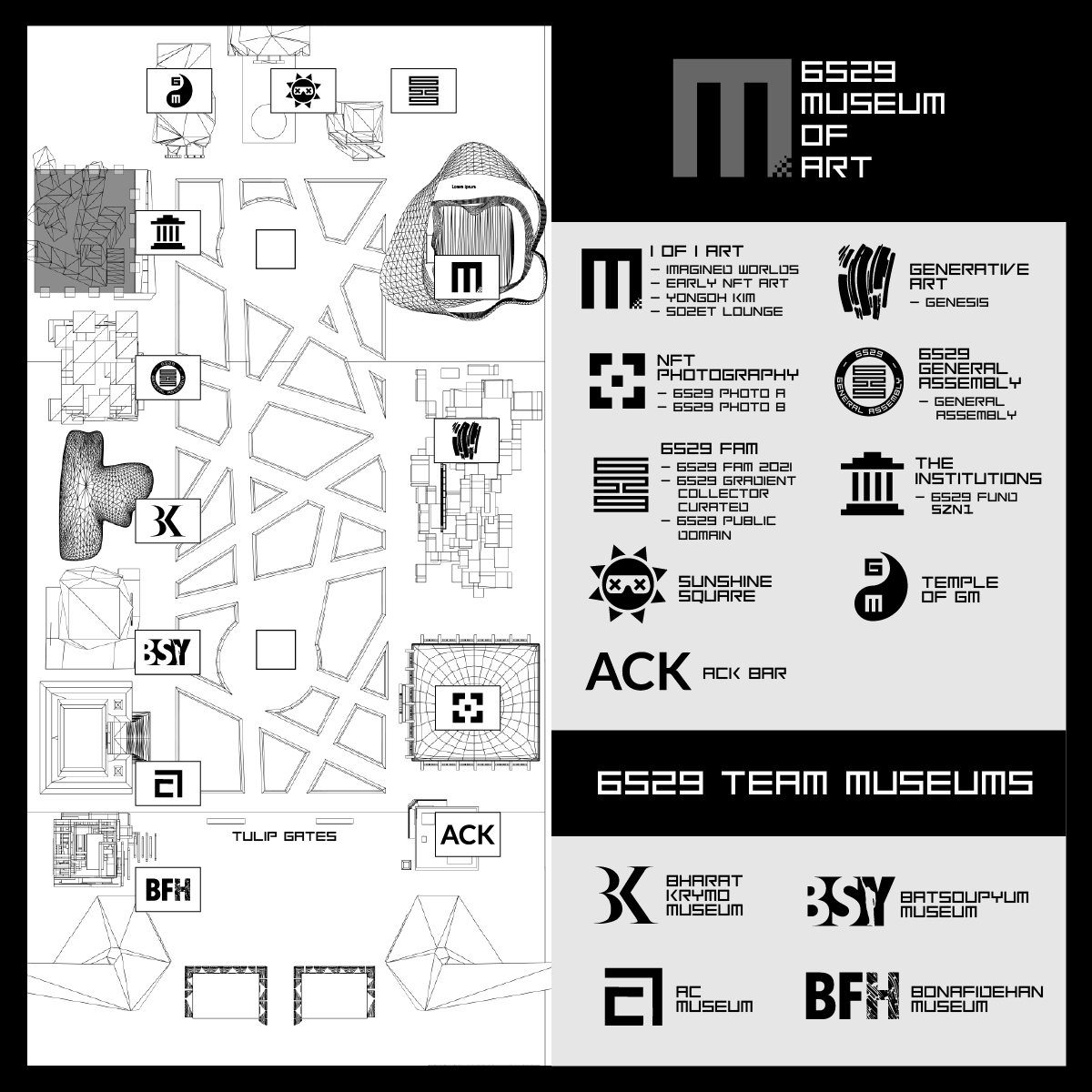6529 Museum of Art Map